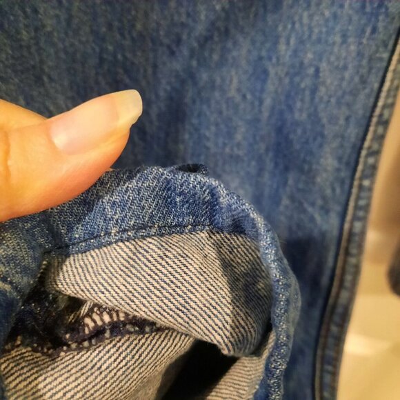 Levis Jeans Womens 32x27 Low Pro Straight Baggy Slouchy Skater Grunge 90s Hemmed - Picture 9 of 15